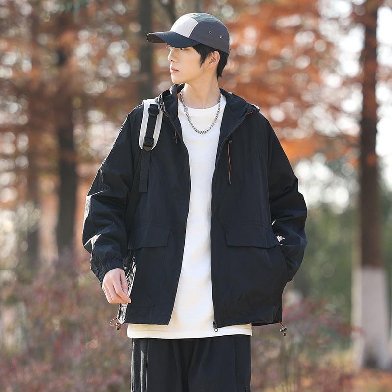 ODJEĆA ZA ZAŠTITU OD SUNCA UPF50+, tanka i prozračna, najlon smjesa, zatvarač, bočne džepove