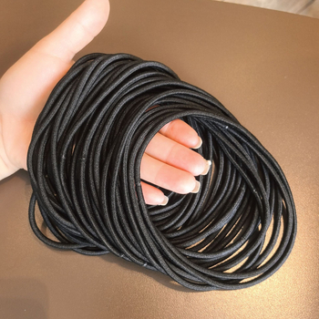 Elastic pentru coada de cal Moony, din nylon, lucrat manual, elasticitate ridicată, stil proaspăt și dulce