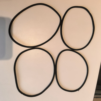 Elastic pentru coada de cal Moony, din nylon, lucrat manual, elasticitate ridicată, stil proaspăt și dulce