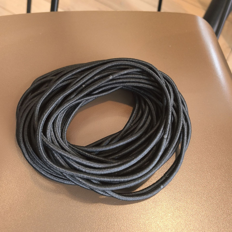 Elastic pentru coada de cal Moony, din nylon, lucrat manual, elasticitate ridicată, stil proaspăt și dulce