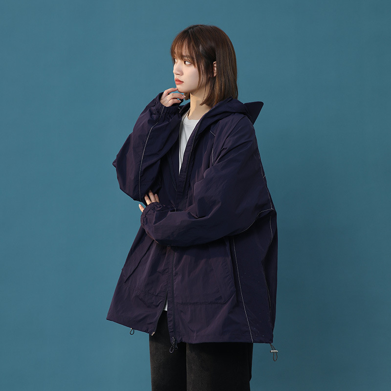 Unisex košulja s UPF50+ zaštita od sunca, prozračna, lagana, s kapuljom, slobodan kroj