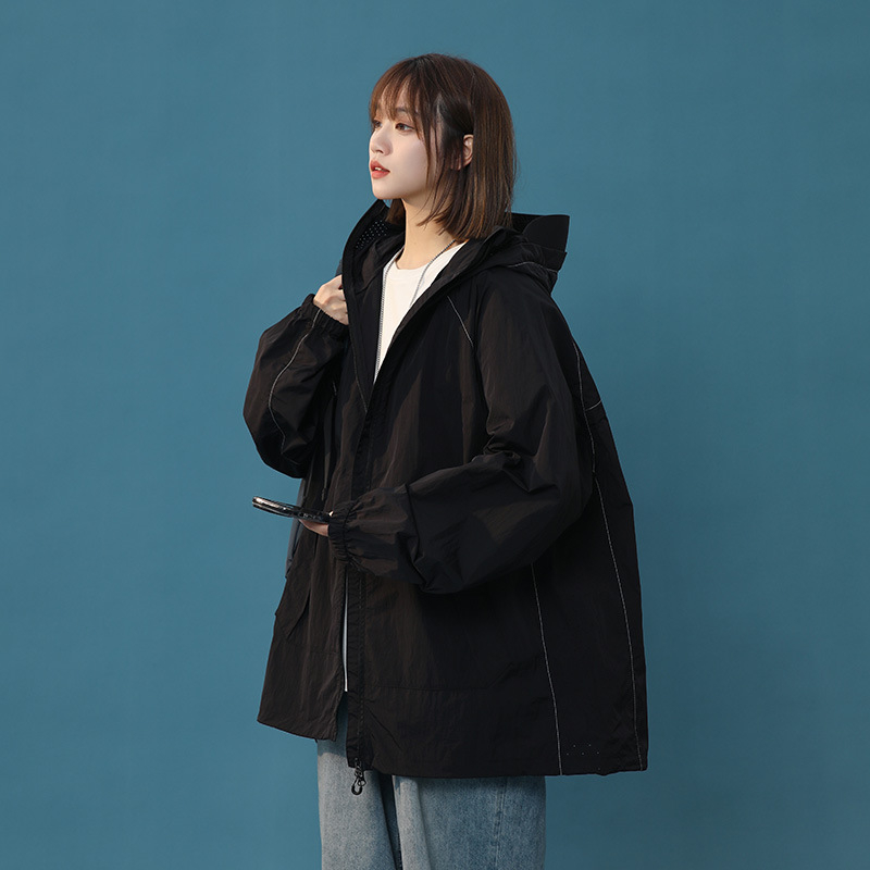 Unisex košulja s UPF50+ zaštita od sunca, prozračna, lagana, s kapuljom, slobodan kroj