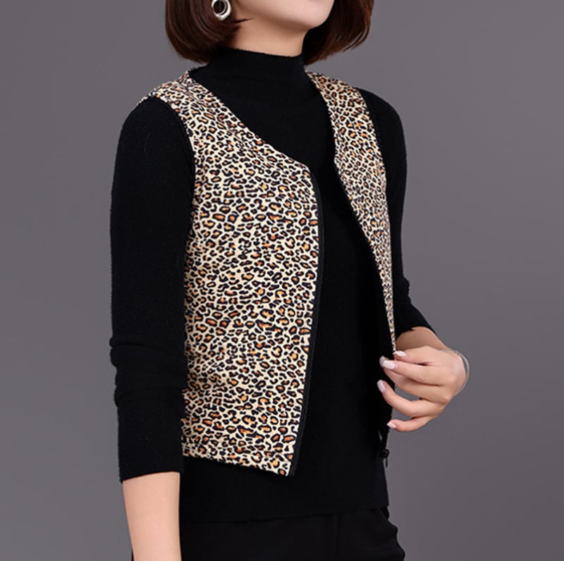 Дамска копринена жилетка без ръкави с подкладка от 100% коприна мулберри и цип