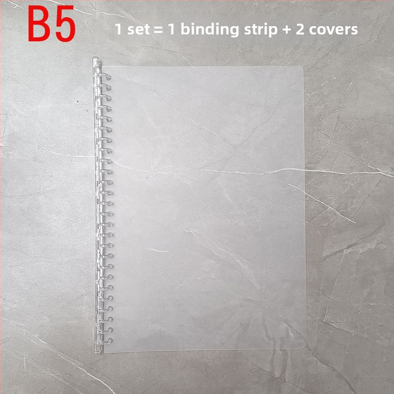 Μεταλλικός φάκελος με 26 οπές, διαφανές κλιπ, μεταλλικούς κύκλους και αξεσουάρ flip-binding – φάκελος καταγραφών