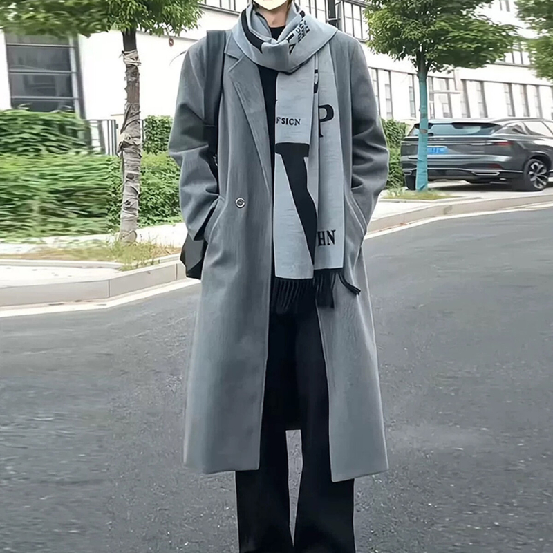 Lenvászon kabát, laza szabású, egysoros gombolás, rever