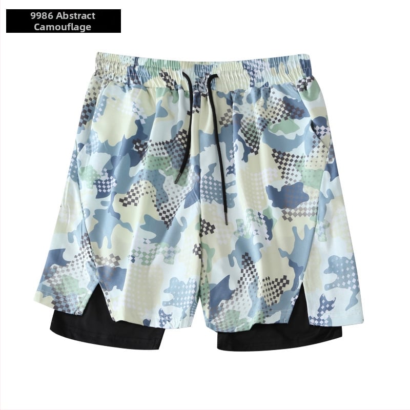 Ανδρικά μαγιό σορτς, χαλαρή εφαρμογή, γρήγορο στέγνωμα, διπλής στρώσης σχεδίαση; πολυεστέρας 90,3% / επένδυση από σπάντεξ 9,7%, βάρος 160 g