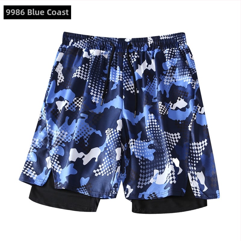 Ανδρικά μαγιό σορτς, χαλαρή εφαρμογή, γρήγορο στέγνωμα, διπλής στρώσης σχεδίαση; πολυεστέρας 90,3% / επένδυση από σπάντεξ 9,7%, βάρος 160 g