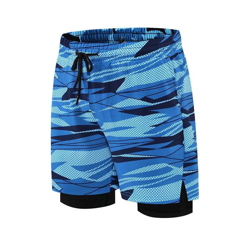 Ανδρικά μαγιό σορτς, χαλαρή εφαρμογή, γρήγορο στέγνωμα, διπλής στρώσης σχεδίαση; πολυεστέρας 90,3% / επένδυση από σπάντεξ 9,7%, βάρος 160 g