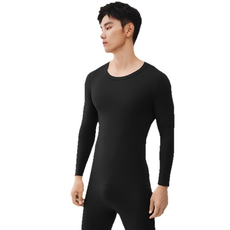 Unisex Modalno termo rublje set, gornji dio s okruglim vratom i hlače, 30–50% modal, srednja težina 141–160 g/m2