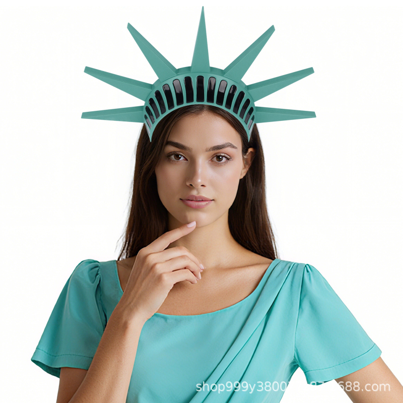 Čelenka za glavu za Halloween s motivom Slobode – cosplay dodatak, unisex, materijal: silikon i guma, tehnologija ubrizgavanja, stil: personaliziran