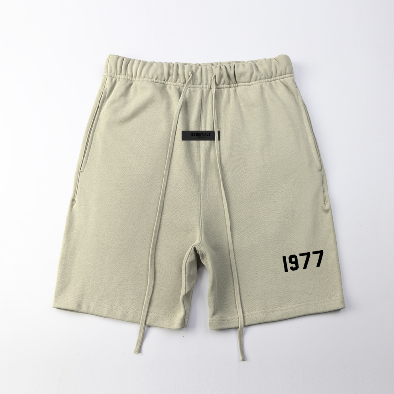 ESSENTIALS ZONE muške široke šortse od pamuk mešavine, gradski stil