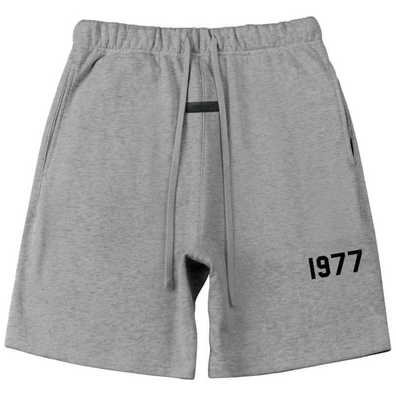 ESSENTIALS ZONE muške široke šortse od pamuk mešavine, gradski stil