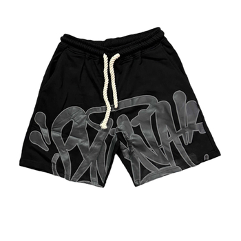 Synaworld muški šorc s američkim stilom hip-hop printom od pjene, slobodan kroj, sportski stil, pamuk 96%+