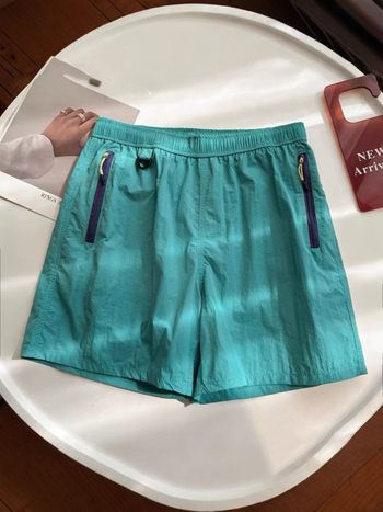 Unisex šorc za planinarenje, labav kroj, poliester, 90% poliester, korejski stil