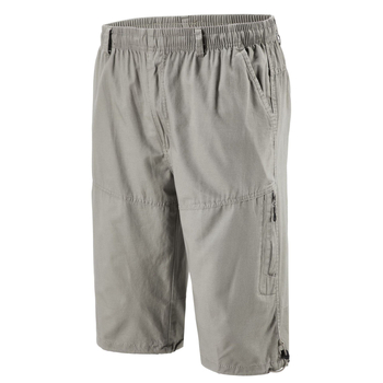 Férfi nyári pamut capri nadrágok sok zsebbel, laza szabás, rövid, alacsony derék, zsinóros zárás