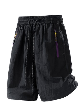 Ljetne sportske šorcevi, labavog kroja, 100% najlon, elastični, sportski stil