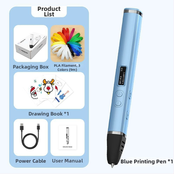 Στυλό 3D Εκτύπωσης Υψηλής Θερμοκρασίας – Επαγγελματικού Επιπέδου, Πολυλειτουργικό εργαλείο για Ζωγραφική και Γκράφιτι