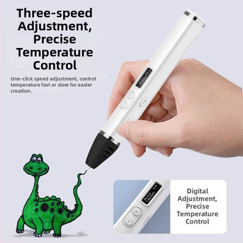 Στυλό 3D Εκτύπωσης Υψηλής Θερμοκρασίας – Επαγγελματικού Επιπέδου, Πολυλειτουργικό εργαλείο για Ζωγραφική και Γκράφιτι