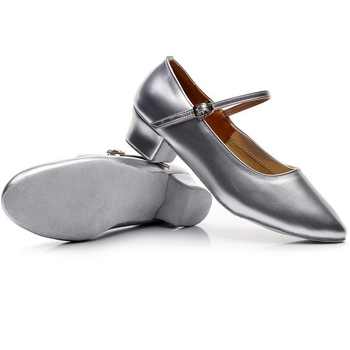 Танцови обувки за деца, марка Double less, код md02, подметка от кожа, еднослойна конструкция, женски дизайн