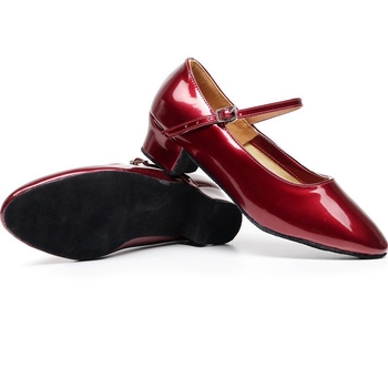 Танцови обувки за деца, марка Double less, код md02, подметка от кожа, еднослойна конструкция, женски дизайн