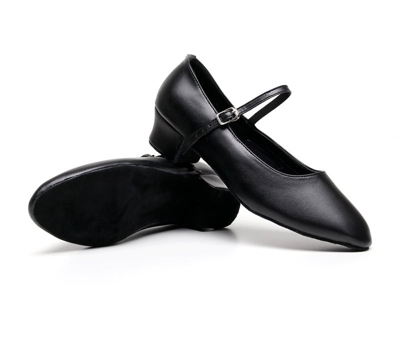 Танцови обувки за деца, марка Double less, код md02, подметка от кожа, еднослойна конструкция, женски дизайн