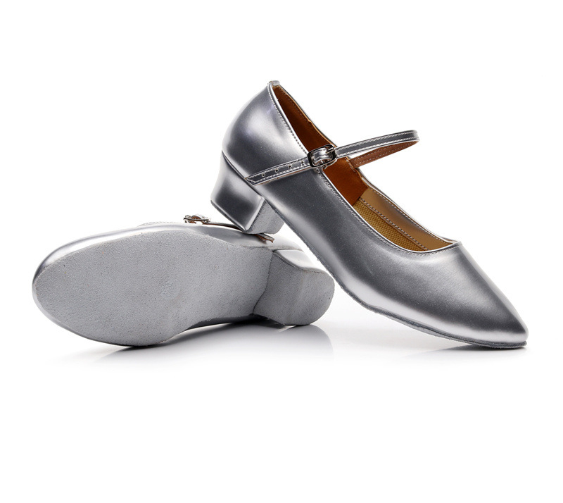 Танцови обувки за деца, марка Double less, код md02, подметка от кожа, еднослойна конструкция, женски дизайн