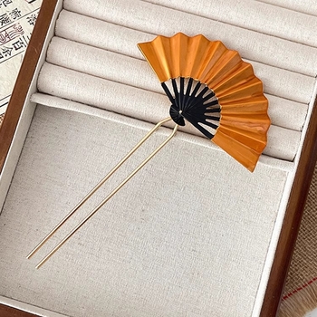 Metal hajdísz, ősi stílusú hajtű, U-formájú geometriával, olajozott felület, nőknek