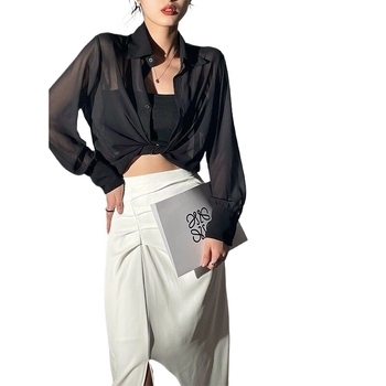 Košulja od Vinylon vlakna s 30-50% sekundarnog materijala, polo ovratnik, Mercerizirano, proljeće 2025