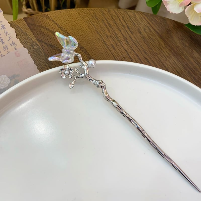 Dodatak za kosu - Leptir dizajn, Vintage stil, Elektroplatirana legura