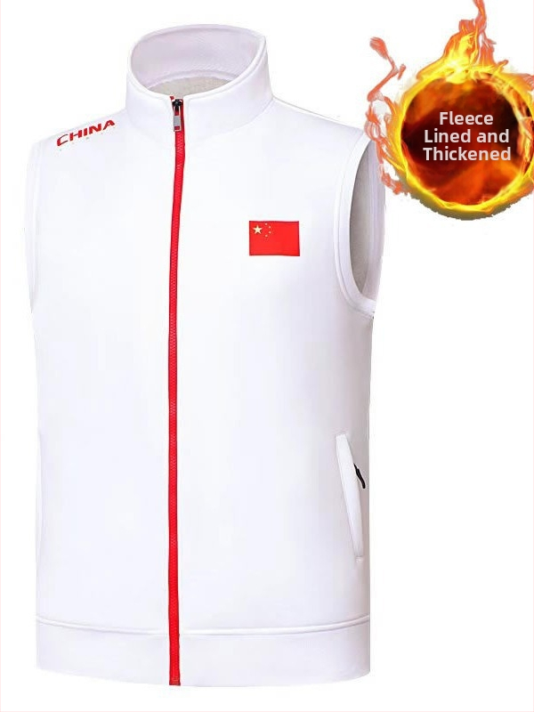 Zimná bezrukávová pracovná vesta: teplá, vetruodolná, priedušná; výplň: polyester; látka: juhokórejská sila (95% polyester); podšívka: spandex 70%; jednobarevný vzor