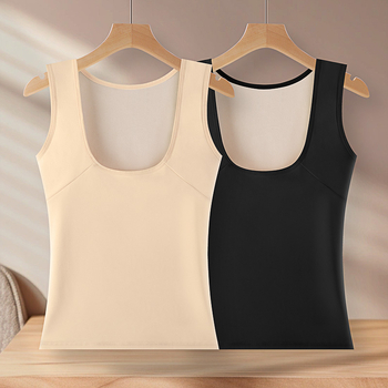 Ženski termalni top za dojenje, s flis podstavom i dvostrukom konstrukcijom, bazni sloj za oblikovanje tijela i potporu leđima