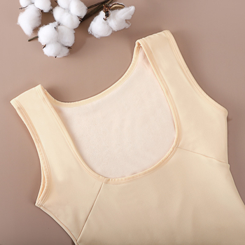 Ženski termalni top za dojenje, s flis podstavom i dvostrukom konstrukcijom, bazni sloj za oblikovanje tijela i potporu leđima