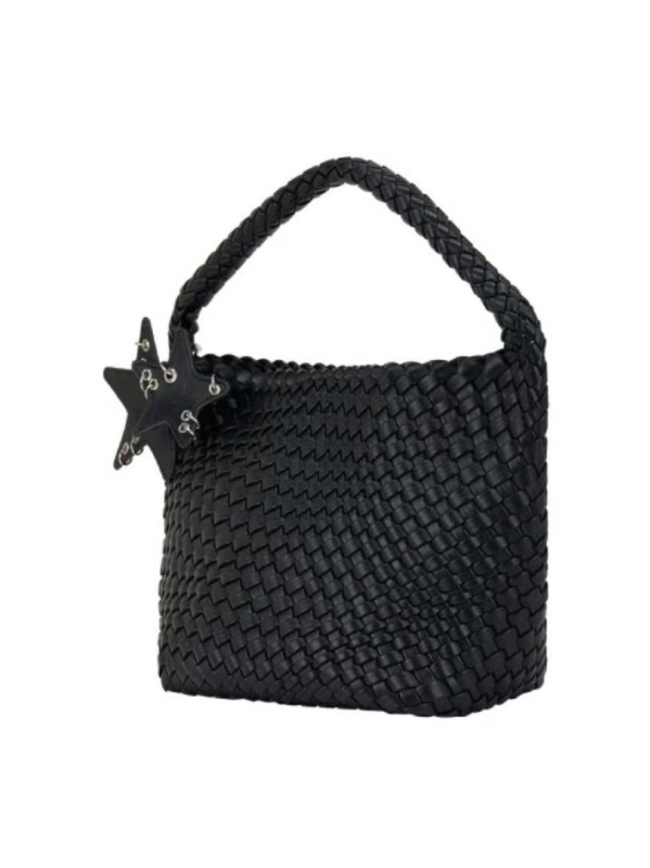 Tote torba s europsko-američkim retro stilom, PU materijal, tkana torba, pravokutnog oblika, magnetska kopča