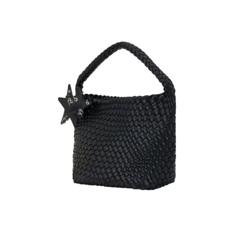 Tote torba s europsko-američkim retro stilom, PU materijal, tkana torba, pravokutnog oblika, magnetska kopča