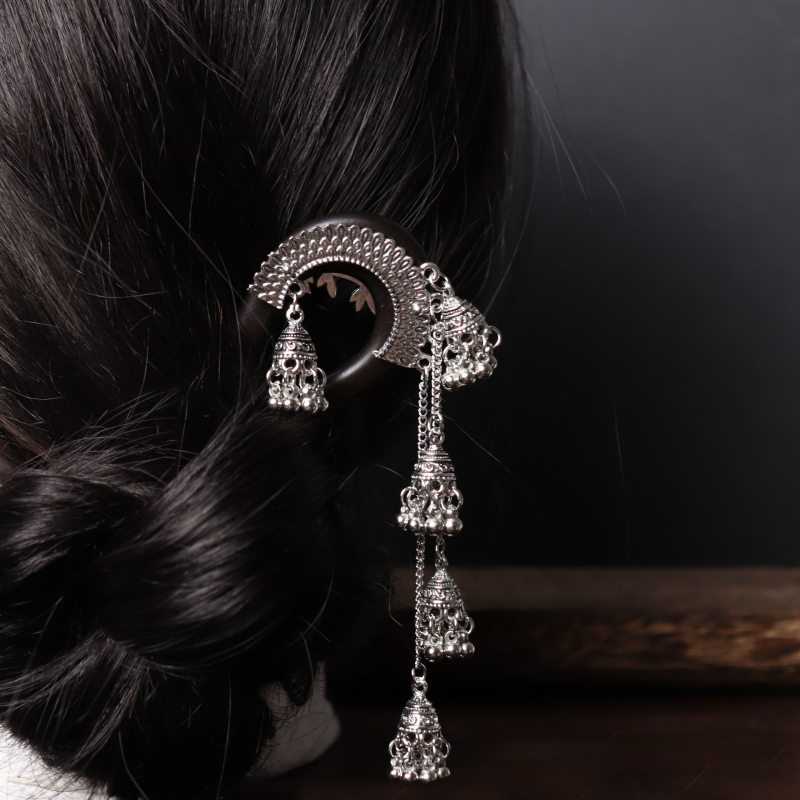 U-oblik kopča za kosu od sandalovog drveta, kineski stil, individualno pakiranje, ljeto 2025 izdanje