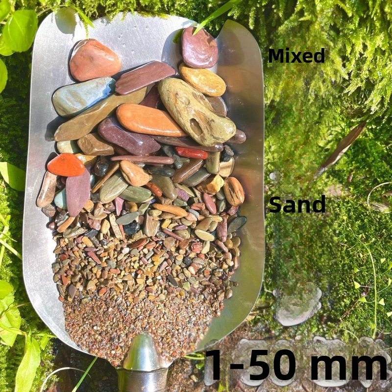 Podklad pre akvárium – materiál mušľa, štýl mach mikro-krajiny, simulované rastliny ozdoba