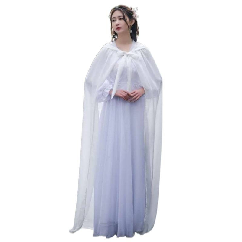 Pokrivalo-šal kapuljača za proljeće-ljeto-jesen, unisex, pamuk-elastan tkanina, stil dinastije Han, za folklorne plesove