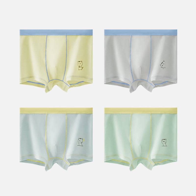 Dječje gaćice za dječake, 95% pamuk, antibakterijske, srednji struk, bezšivne bočne strane