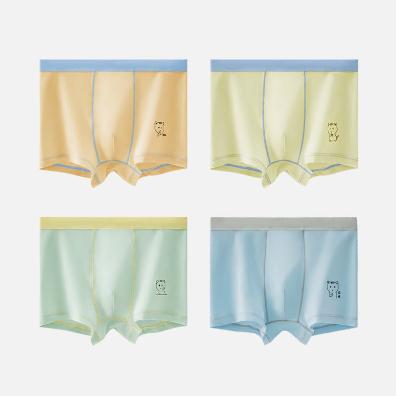 Dječje gaćice za dječake, 95% pamuk, antibakterijske, srednji struk, bezšivne bočne strane