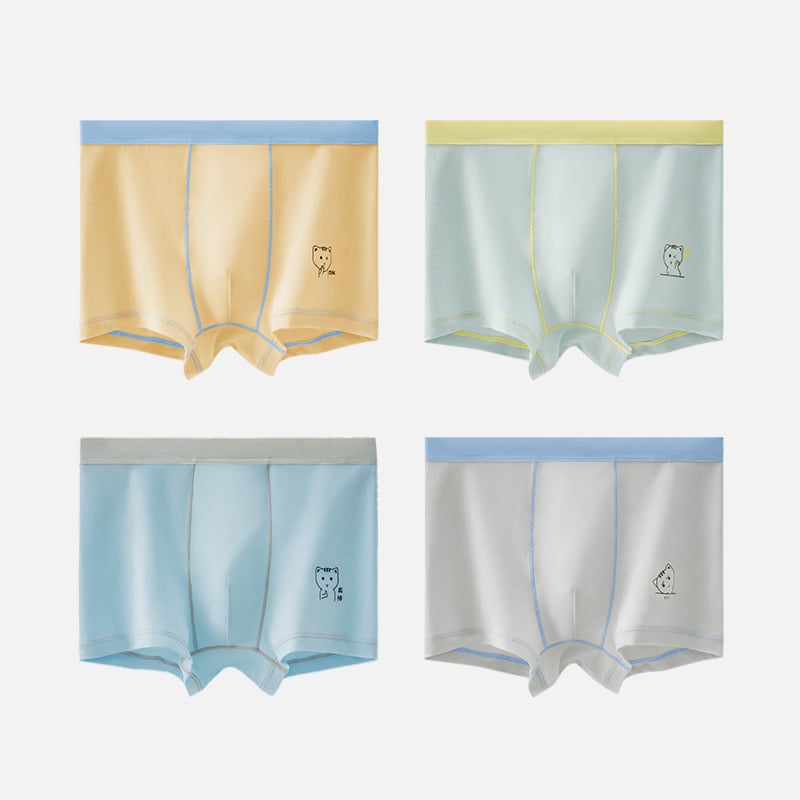 Dječje gaćice za dječake, 95% pamuk, antibakterijske, srednji struk, bezšivne bočne strane