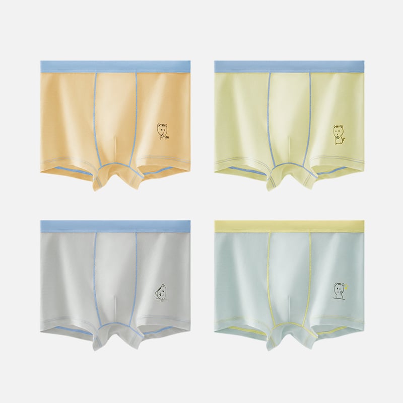 Dječje gaćice za dječake, 95% pamuk, antibakterijske, srednji struk, bezšivne bočne strane