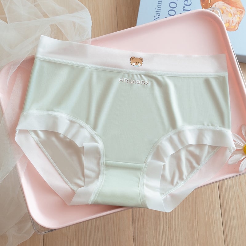 Djevojčice gaćice Ice Silk bezšivne, prozračne, visoke elastičnosti, 7A antibakterijska pamučna podstava