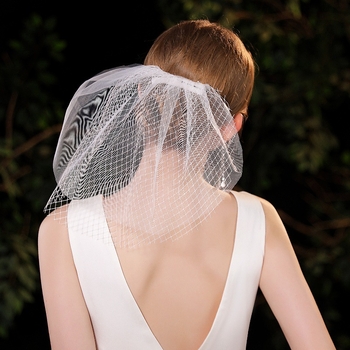 Mrežasti veoza glavu - jednostavan ženski stil, veo, zasebno pakiranje, pogodno za vjenčanje i rođendan