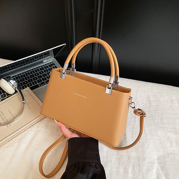 Ženska PU crossbody torbica, macaron boja, srednja veličina, horizontalni kvadratni oblik, podstava od najlona