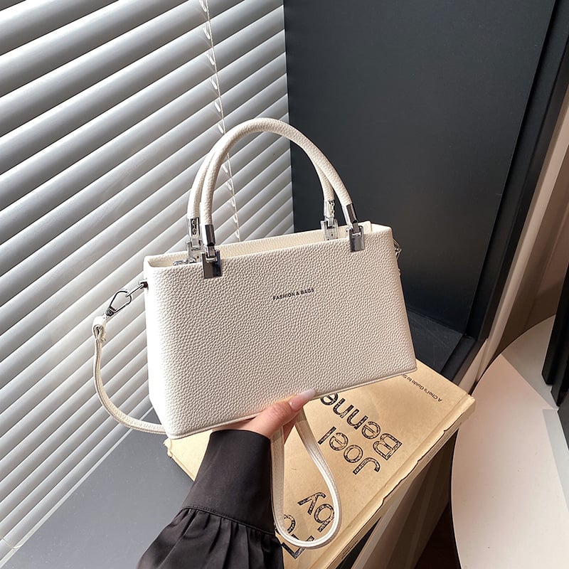 Ženska PU crossbody torbica, macaron boja, srednja veličina, horizontalni kvadratni oblik, podstava od najlona