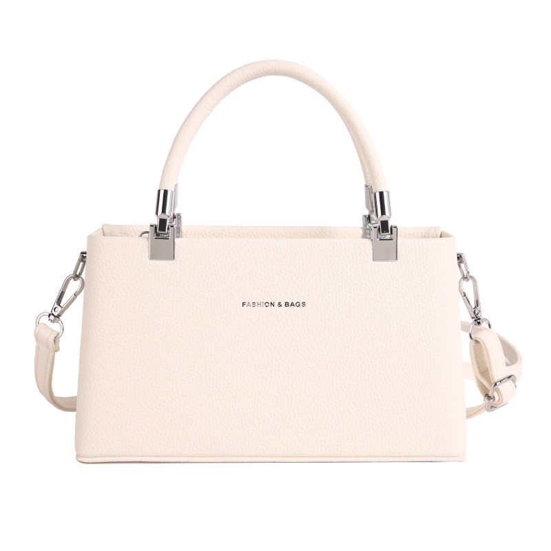 Ženska PU crossbody torbica, macaron boja, srednja veličina, horizontalni kvadratni oblik, podstava od najlona