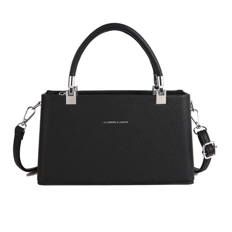 Ženska PU crossbody torbica, macaron boja, srednja veličina, horizontalni kvadratni oblik, podstava od najlona