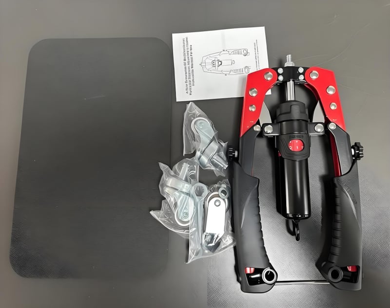 Joy Jump Hidraulikus karerő-fejlesztő készülék – Állítható karerő rúd otthoni edzéshez, acélból, 10–150 kg, alkalmas serdülőknek, felnőtteknek és idős embereknek