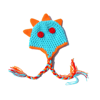 Σετ καπέλων για βρεφική φωτογράφηση με σχέδιο δεινοσαύρου, χειροποίητο πλεκτό από ακρυλικό, κατάλληλο για 0–6 μηνών, για φωτογράφιση στο στούντιο