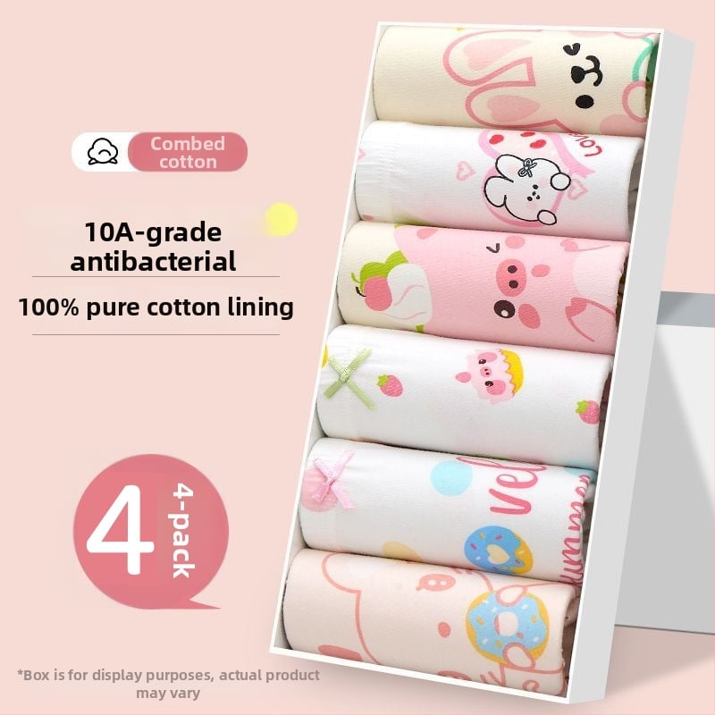 Dječje donje rublje za djevojčice, 96% pamuk, Kategorija A, za uzrast 6-12 godina